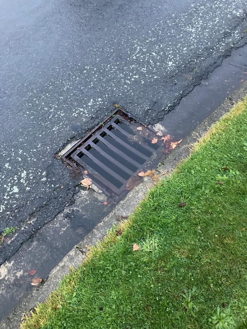 The photograph attached to this wastewater/stormwater report