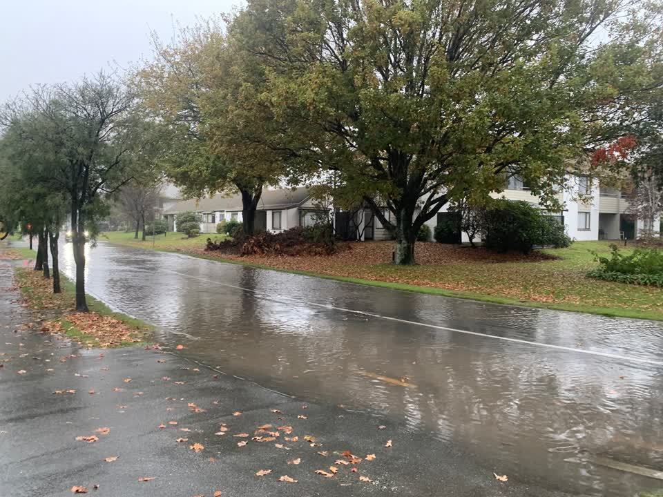 The photograph attached to this wastewater/stormwater report