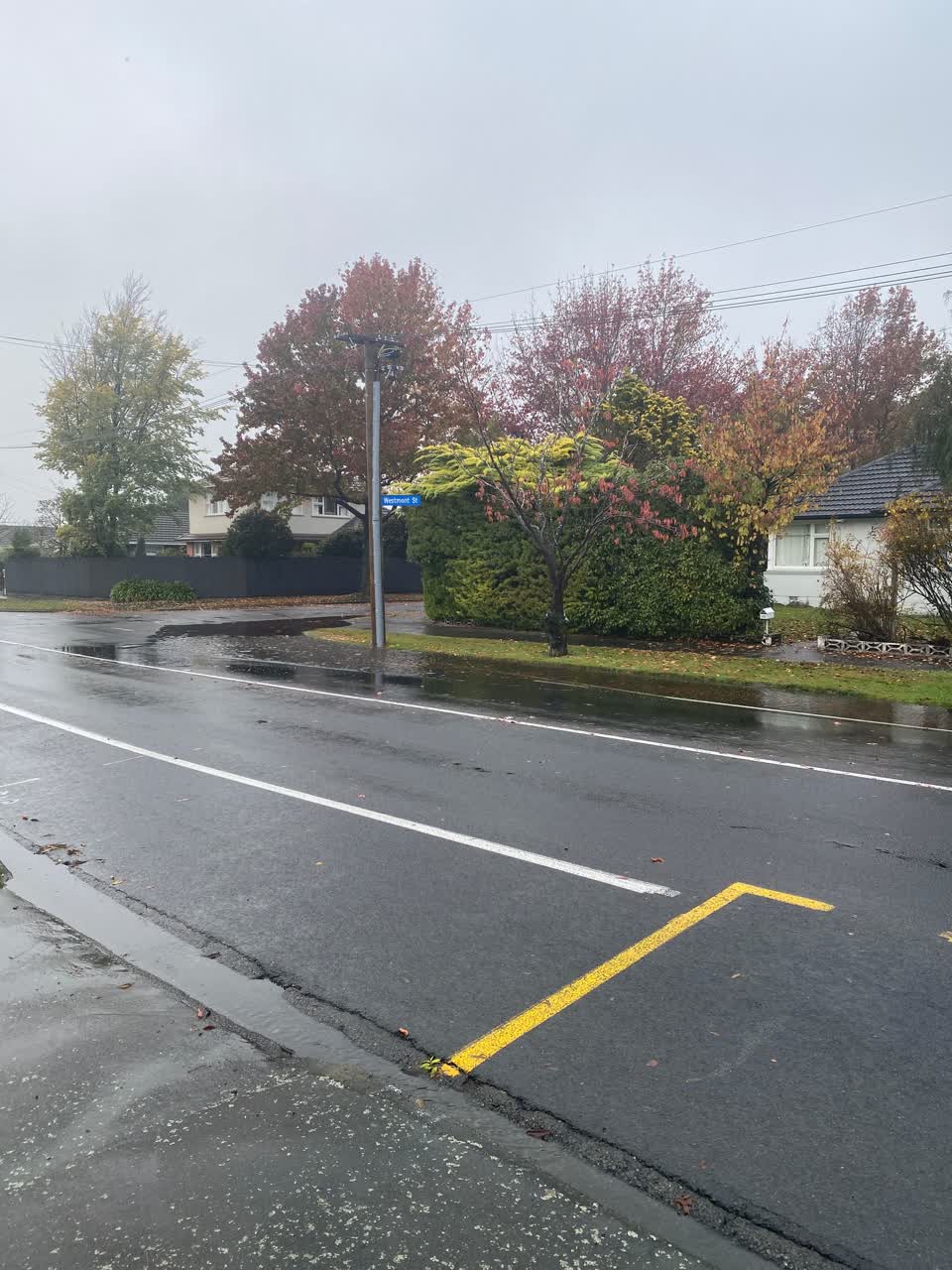 The photograph attached to this flooding report