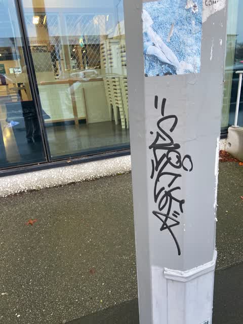 Graffiti, a report photo