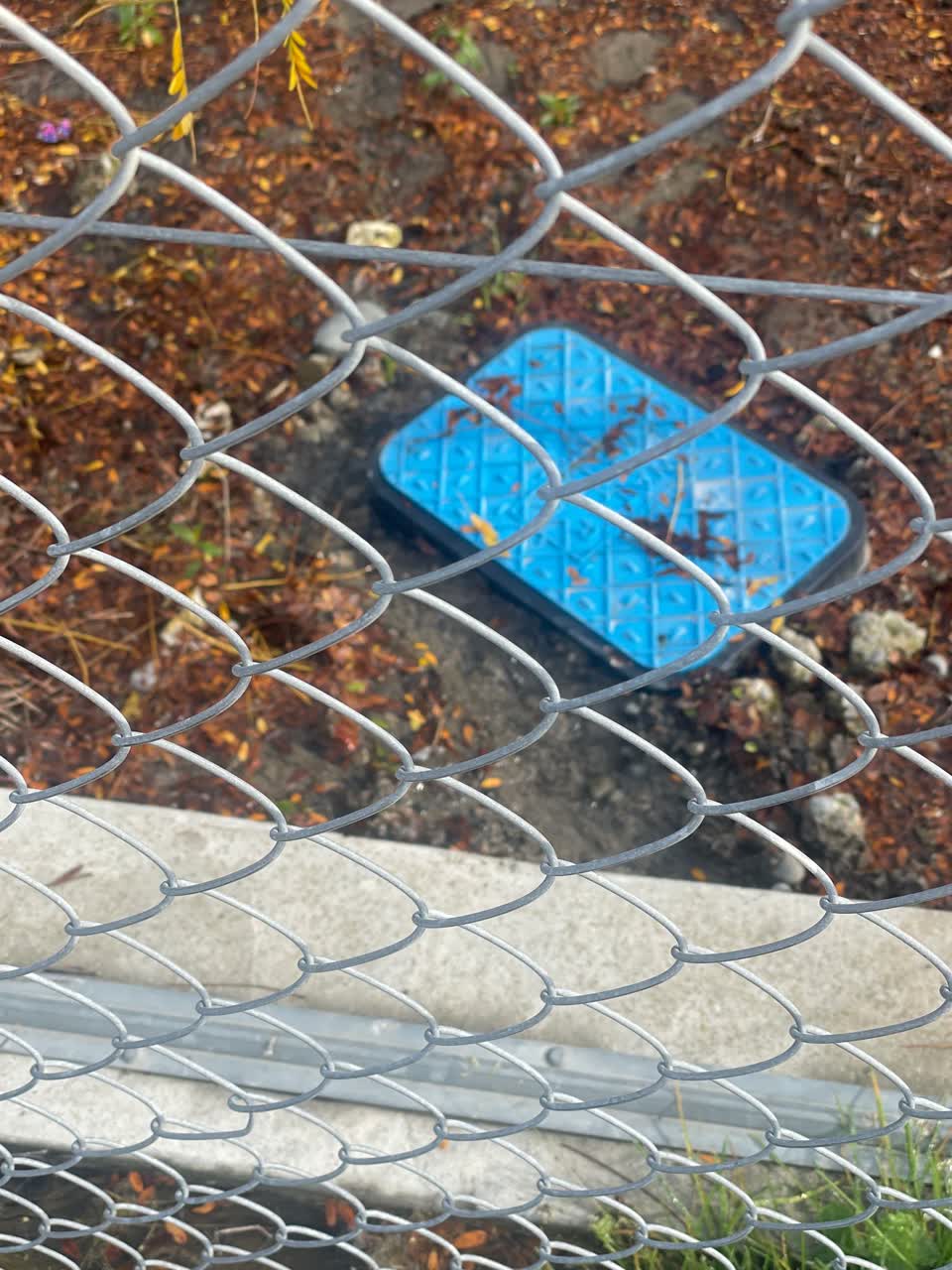The photograph attached to this water leak report
