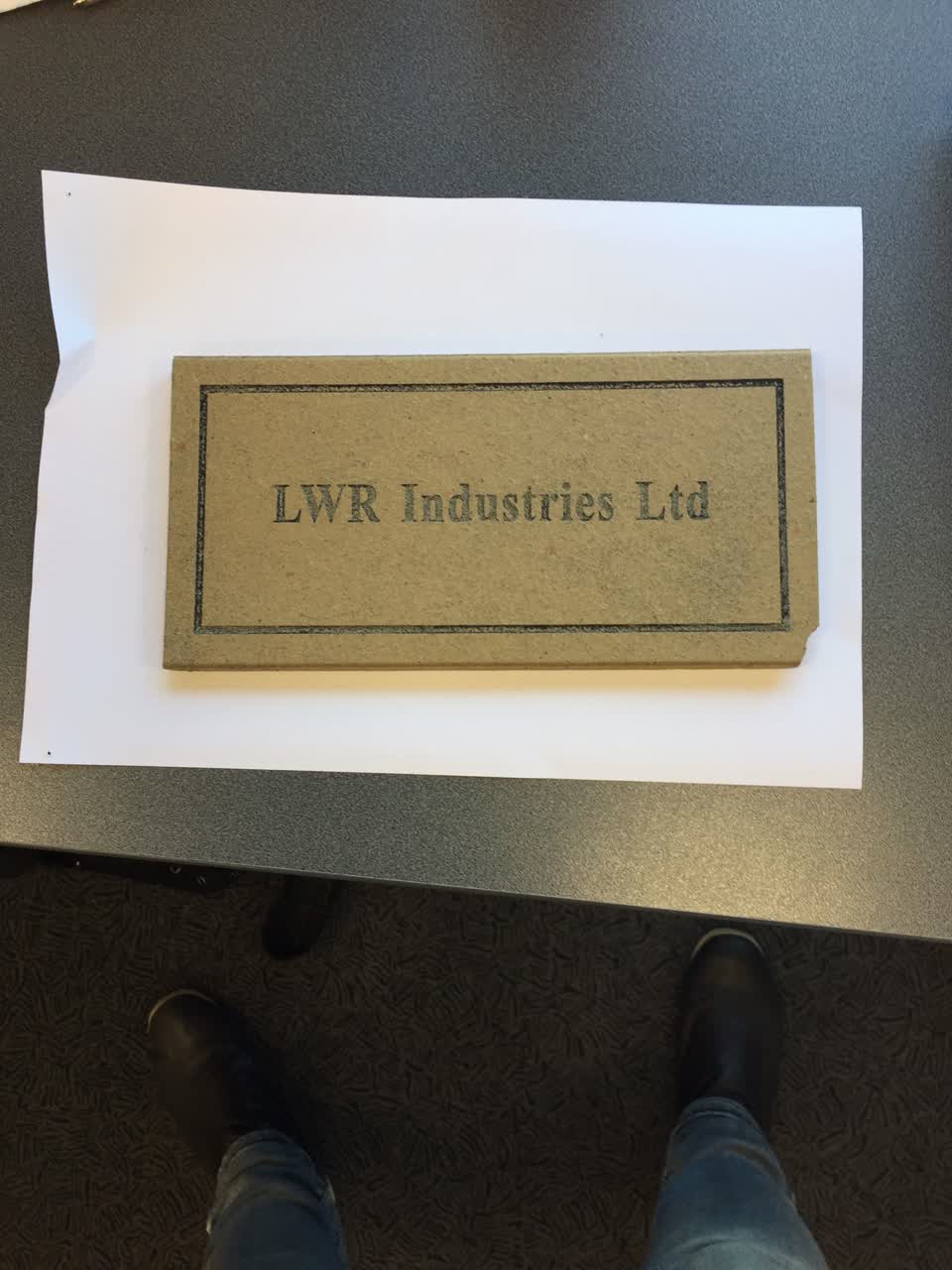 The photograph attached to this parks report