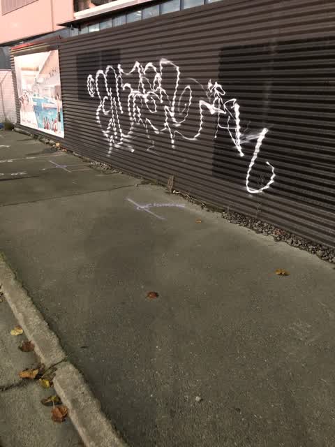 Graffiti, a report photo