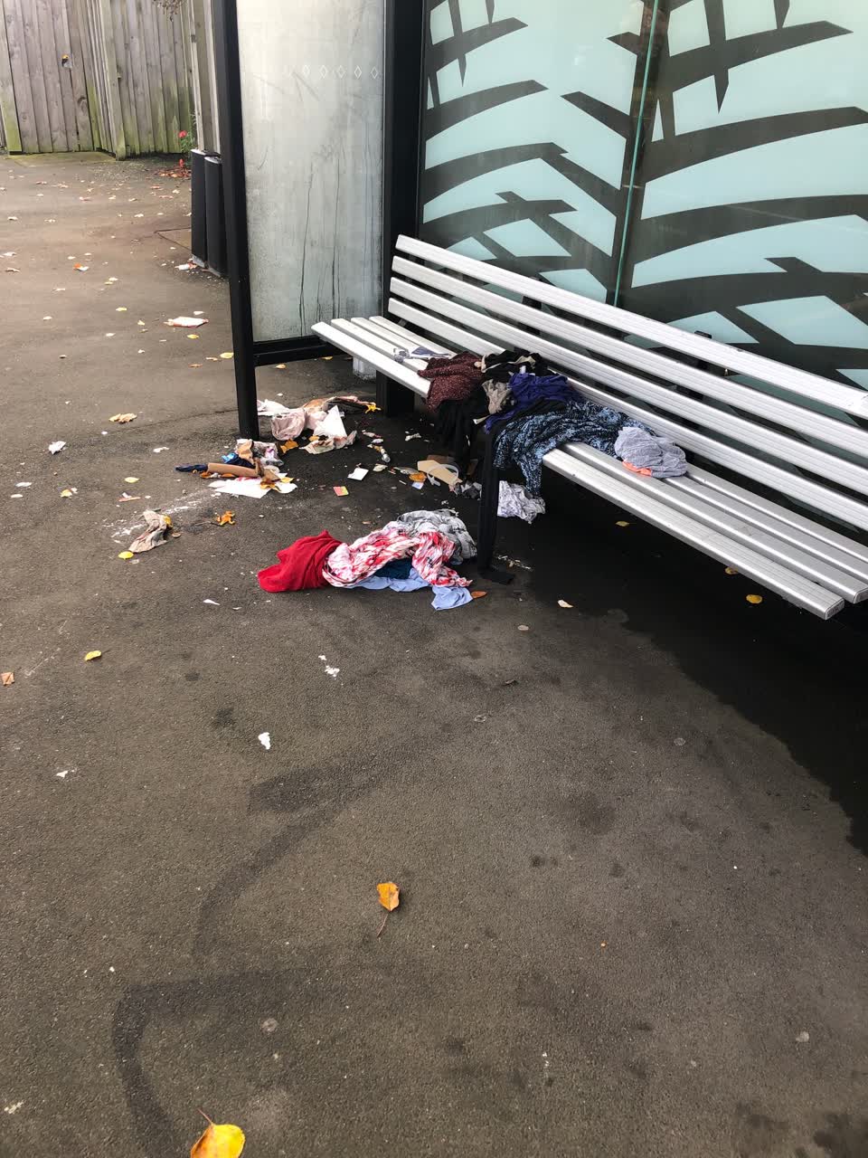 The photograph attached to this rubbish/recycling report