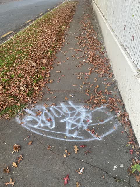 Graffiti, a report photo