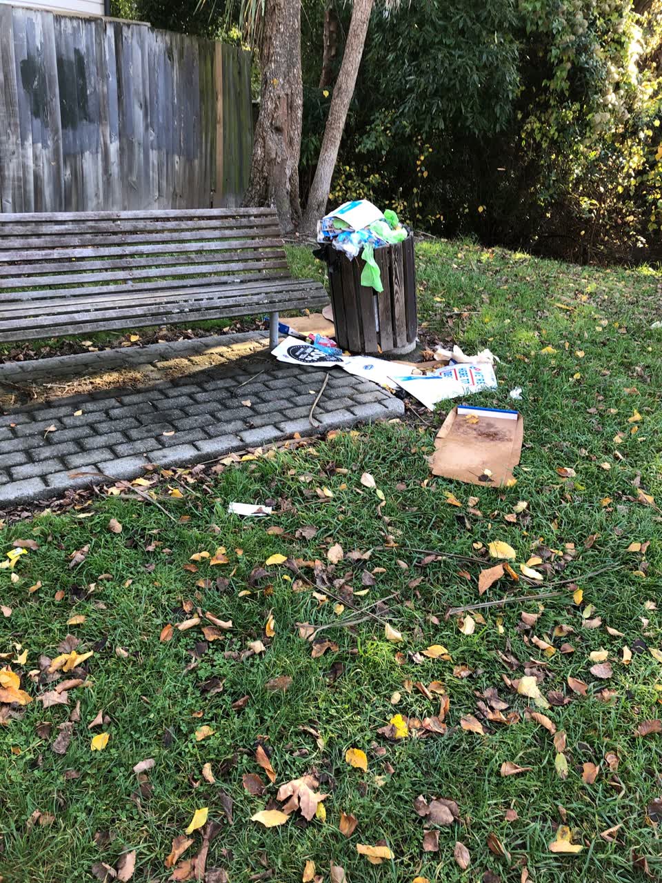 The photograph attached to this parks report