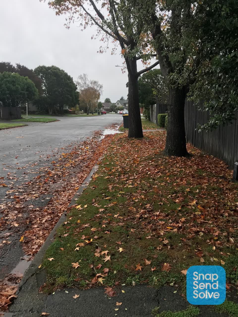 The photograph attached to this wastewater/stormwater report