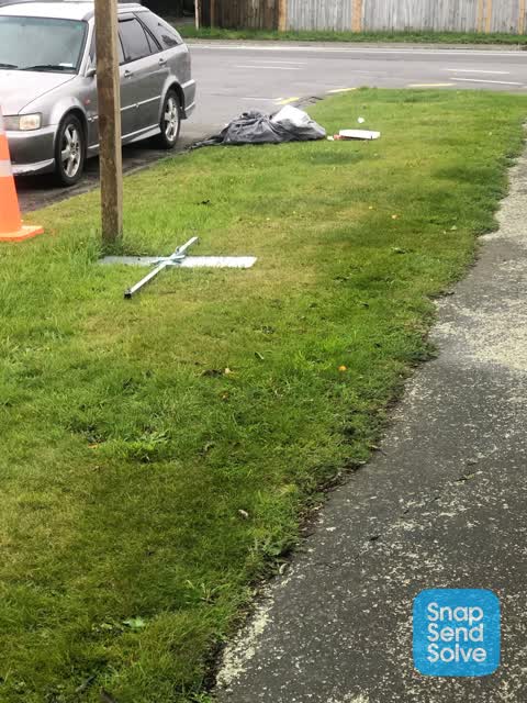 Rubbish/Recycling, a report photo
