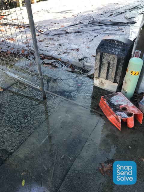 Water Leak, a report photo