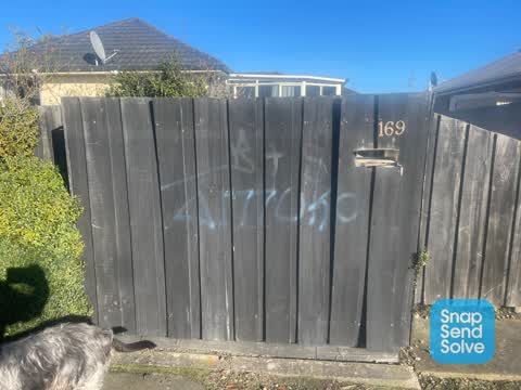Graffiti, a report photo