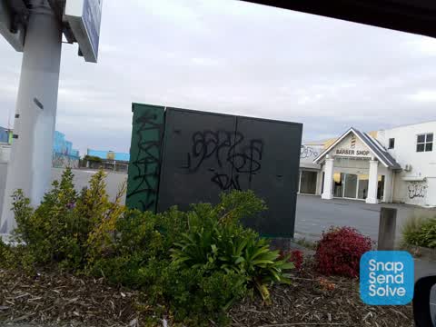 Graffiti, a report photo