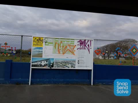 Graffiti, a report photo