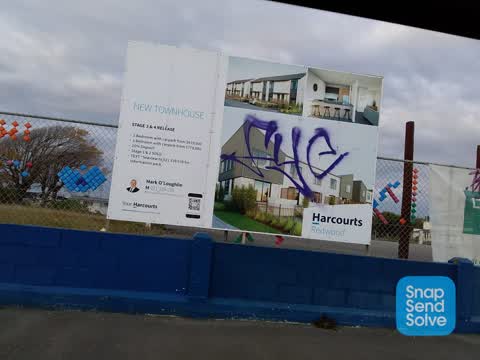Graffiti, a report photo
