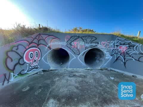 Graffiti, a report photo