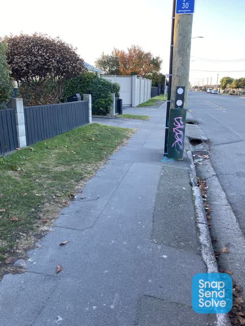 Graffiti, a report photo