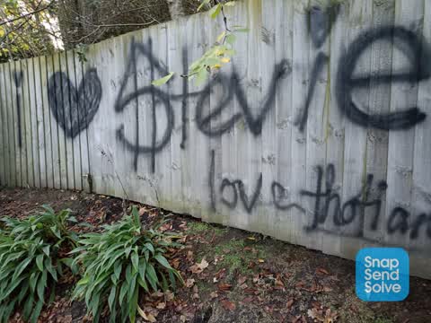 Graffiti, a report photo