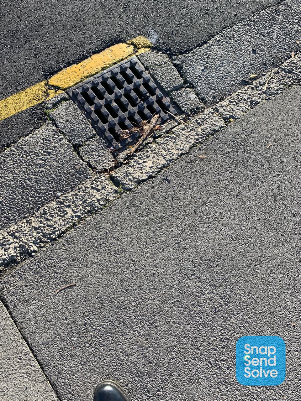 The photograph attached to this water leak report