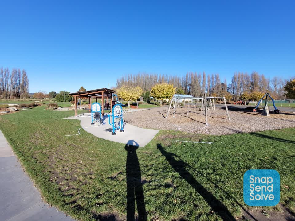 The photograph attached to this parks report