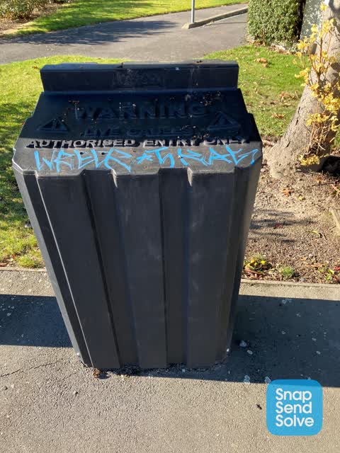 Graffiti, a report photo