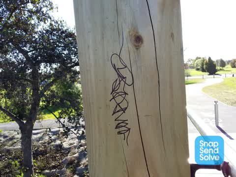 Graffiti, a report photo
