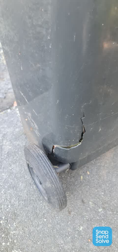 Rubbish/Recycling, a report photo