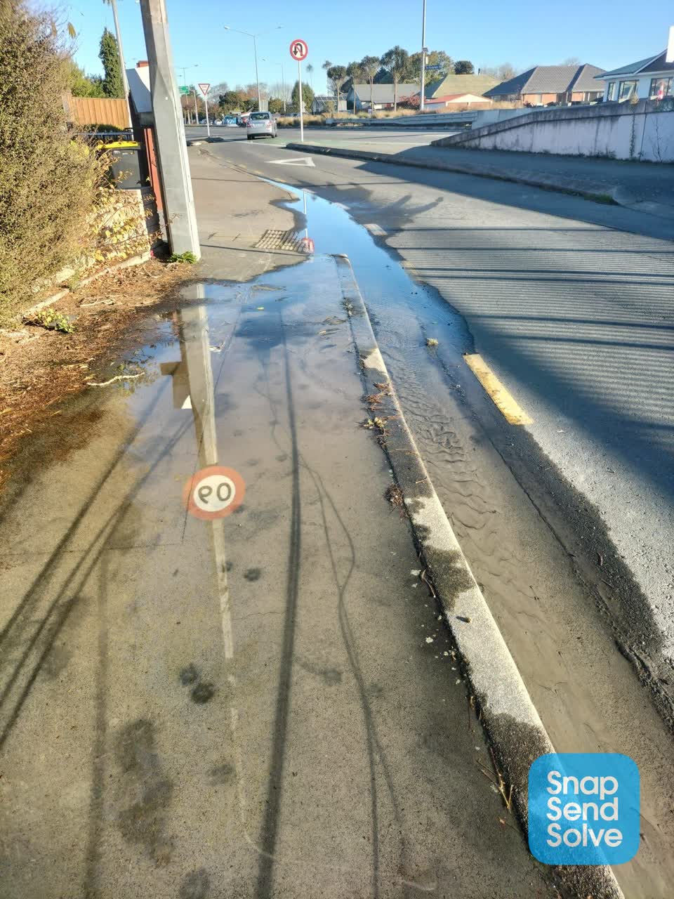 The photograph attached to this water supply report