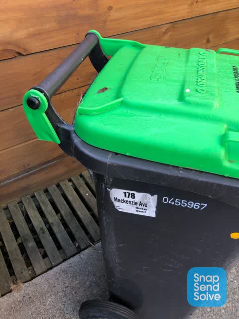 Rubbish/Recycling — a report photo