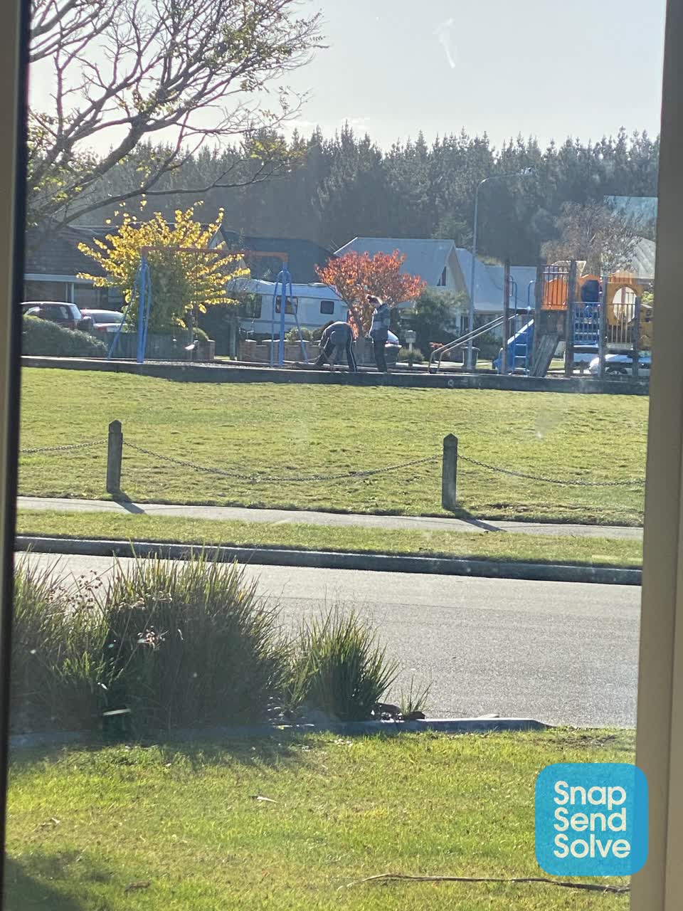 The photograph attached to this parks report
