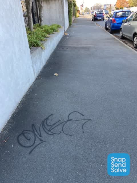Graffiti, a report photo