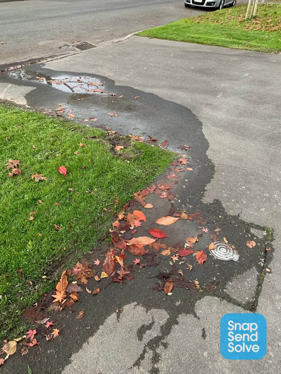 The photograph attached to this wastewater/stormwater report