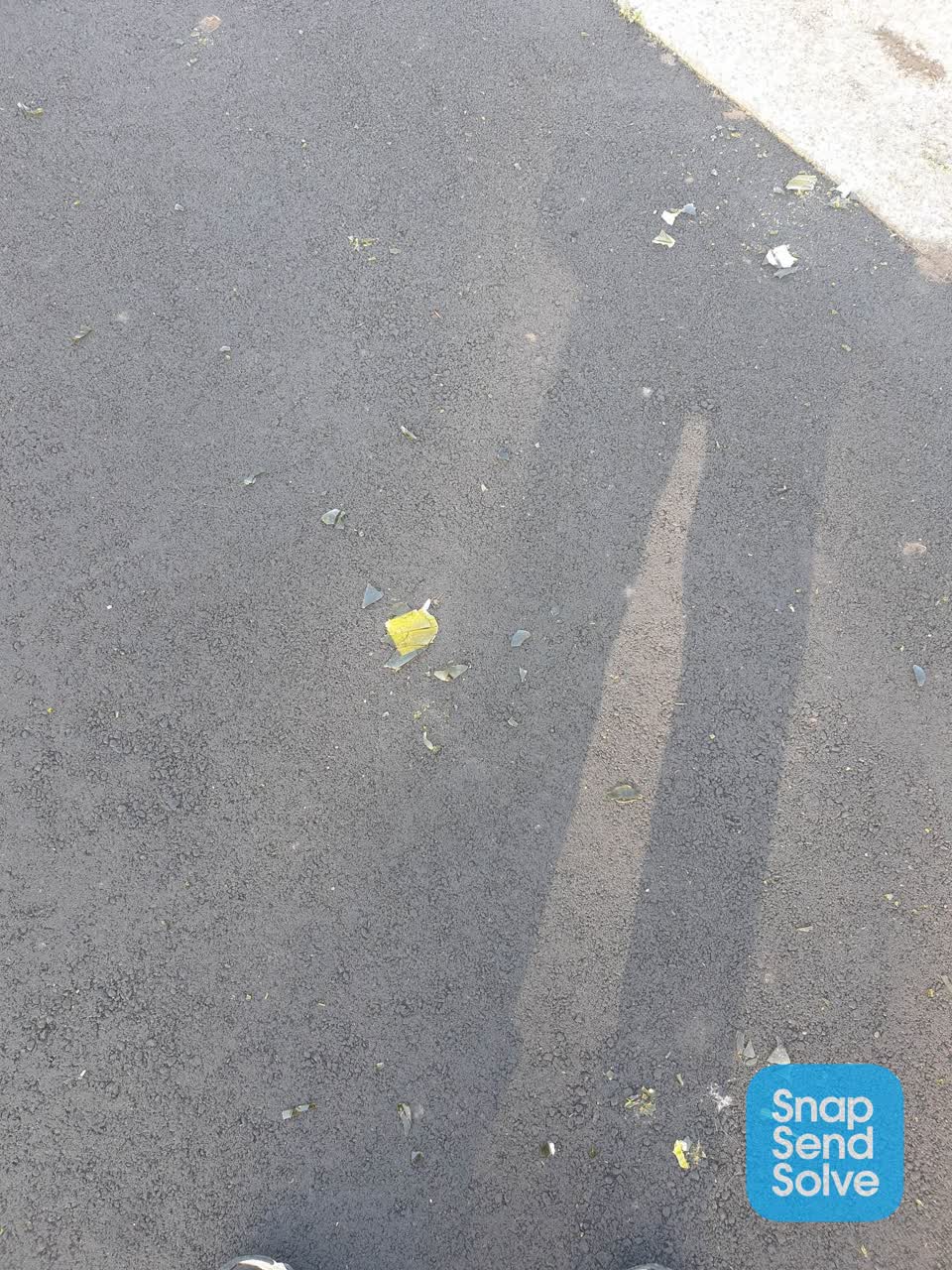 The photograph attached to this rubbish/recycling report