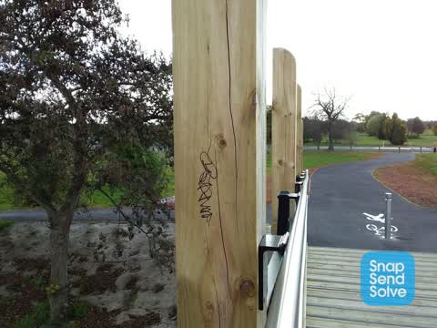 Graffiti, a report photo
