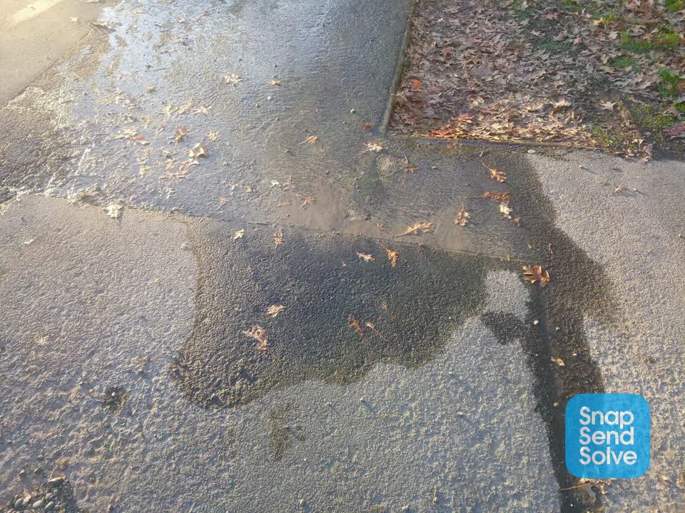 The photograph attached to this water supply report