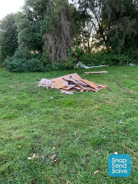 Rubbish/Recycling, a report photo