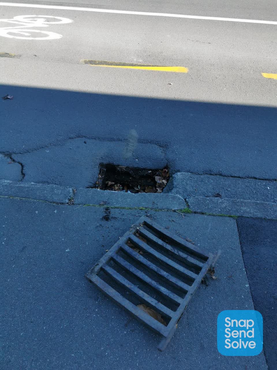 The photograph attached to this wastewater/stormwater report