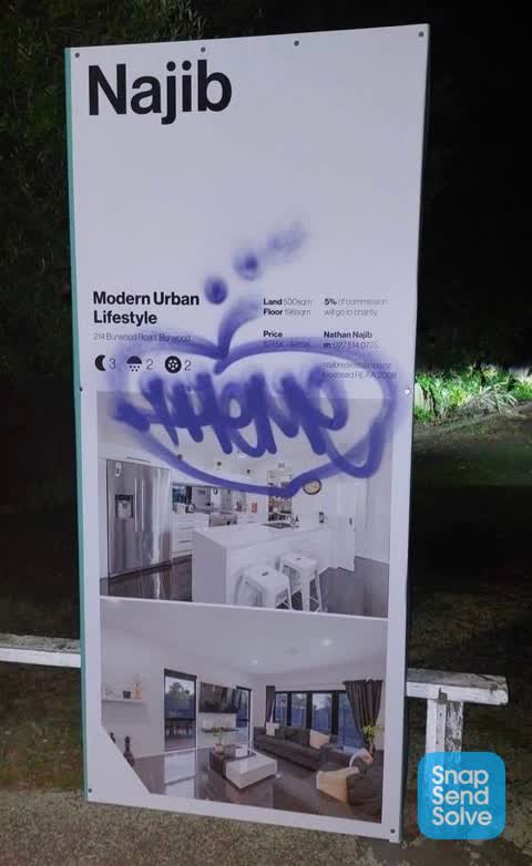 Graffiti, a report photo