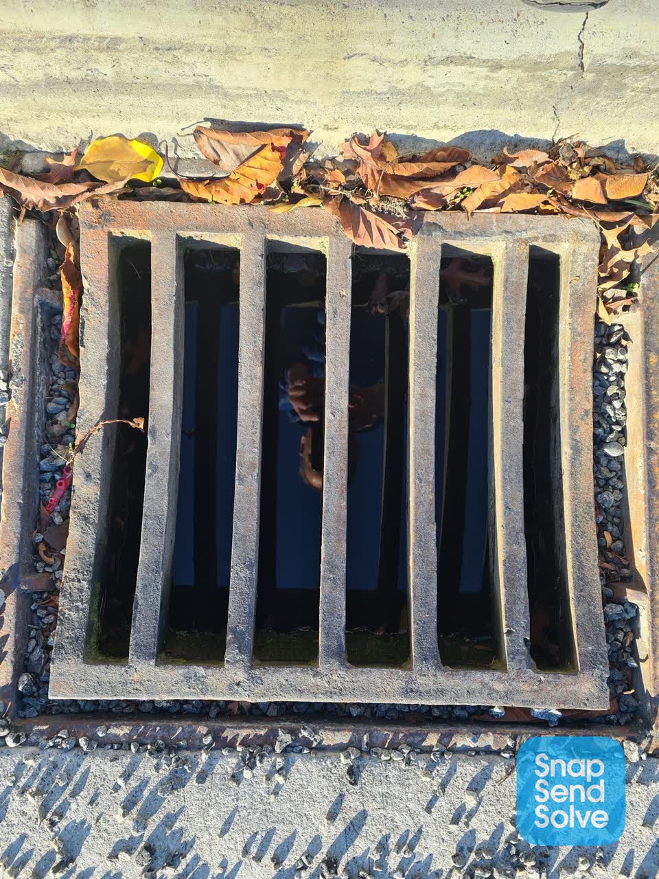 The photograph attached to this wastewater/stormwater report
