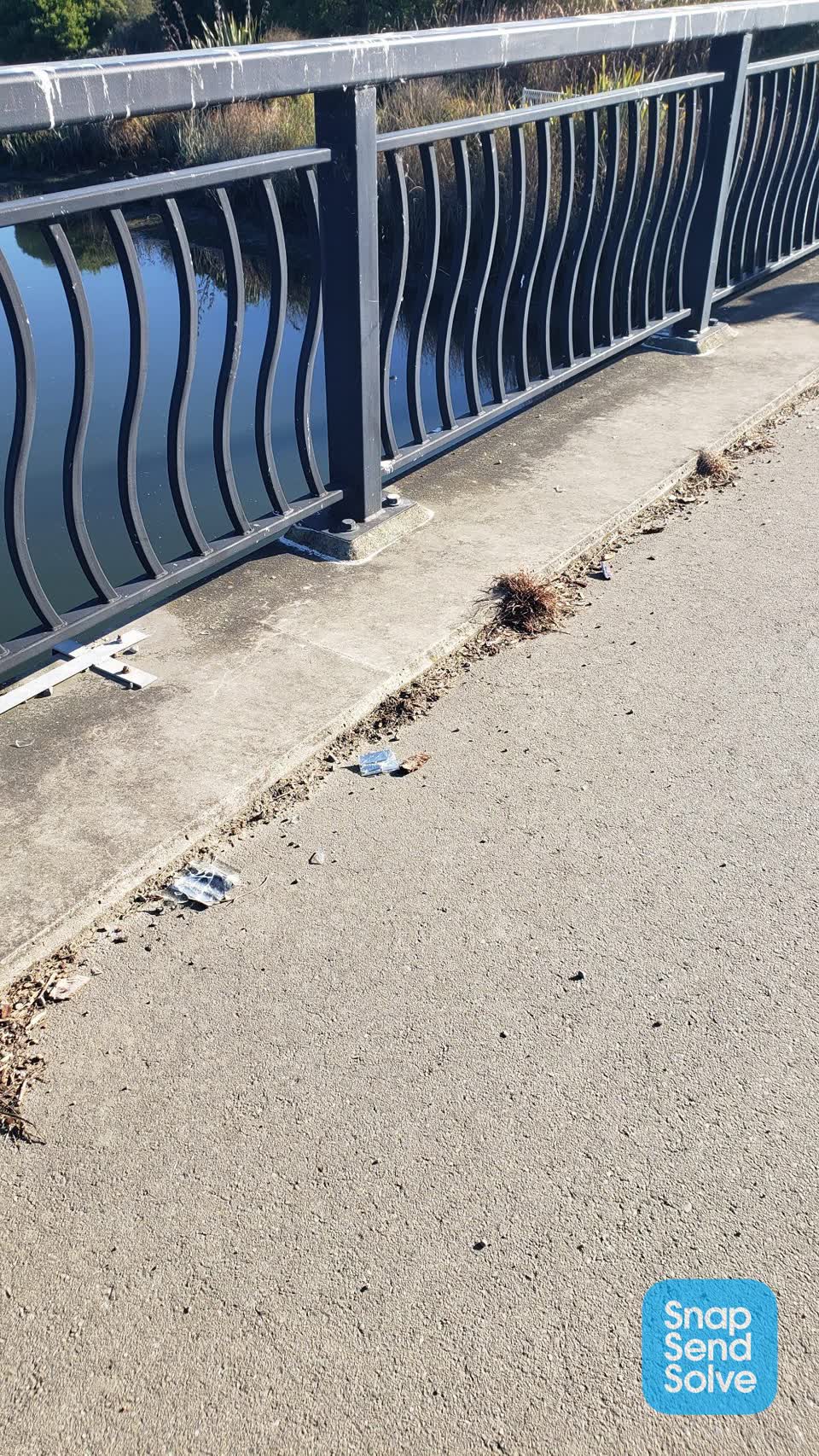 The photograph attached to this rubbish/recycling report
