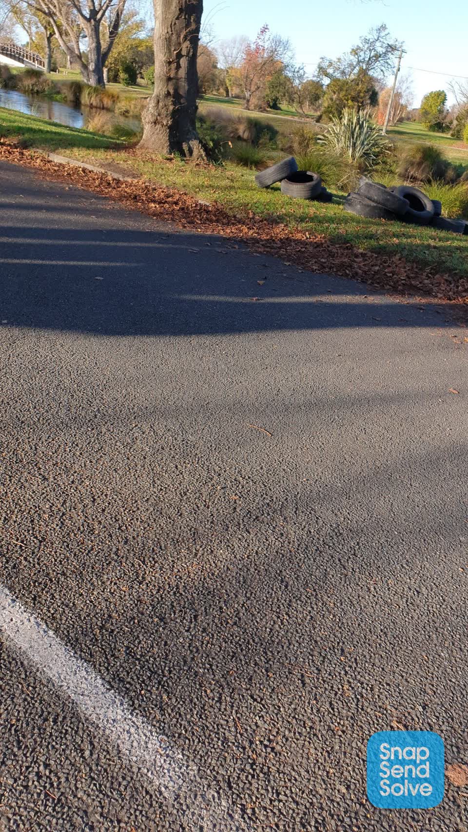 The photograph attached to this rubbish/recycling report