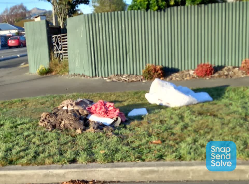 The photograph attached to this rubbish/recycling report