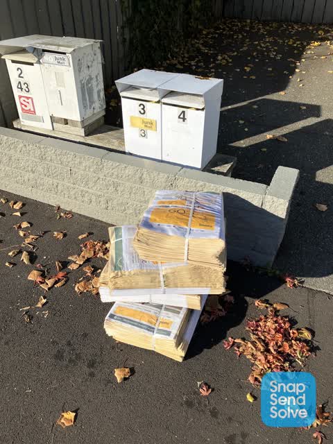 Rubbish/Recycling, a report photo