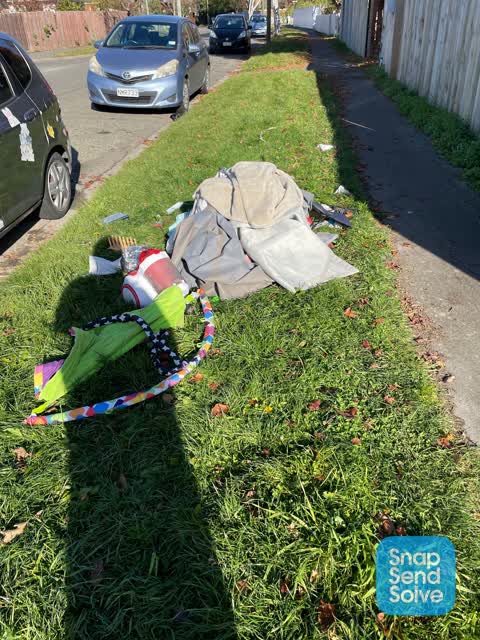 Rubbish/Recycling, a report photo