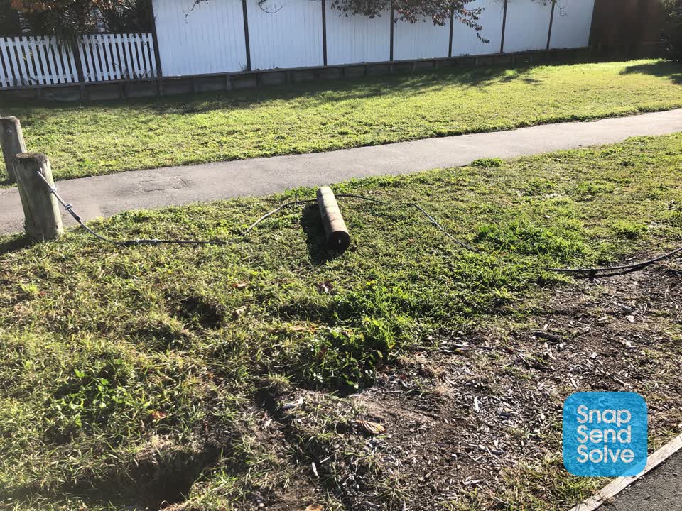 The photograph attached to this parks report