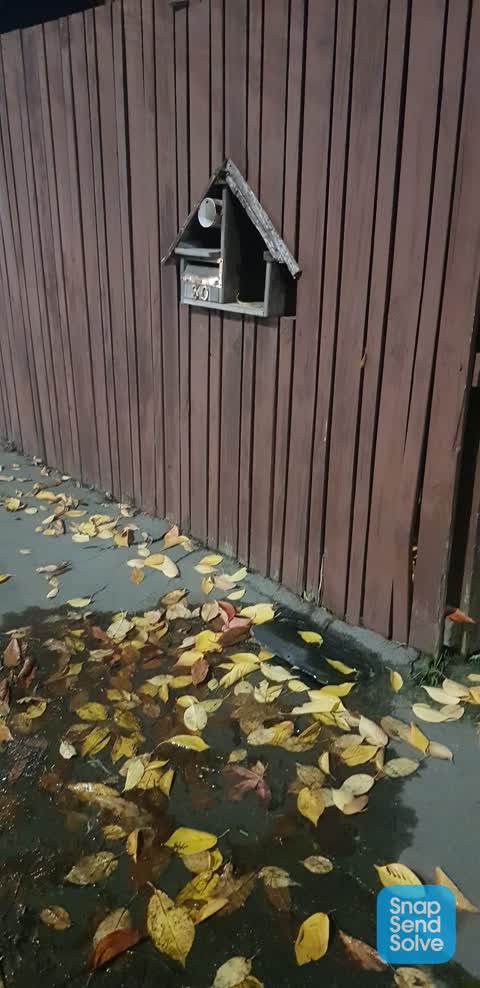 Water Leak — a report photo