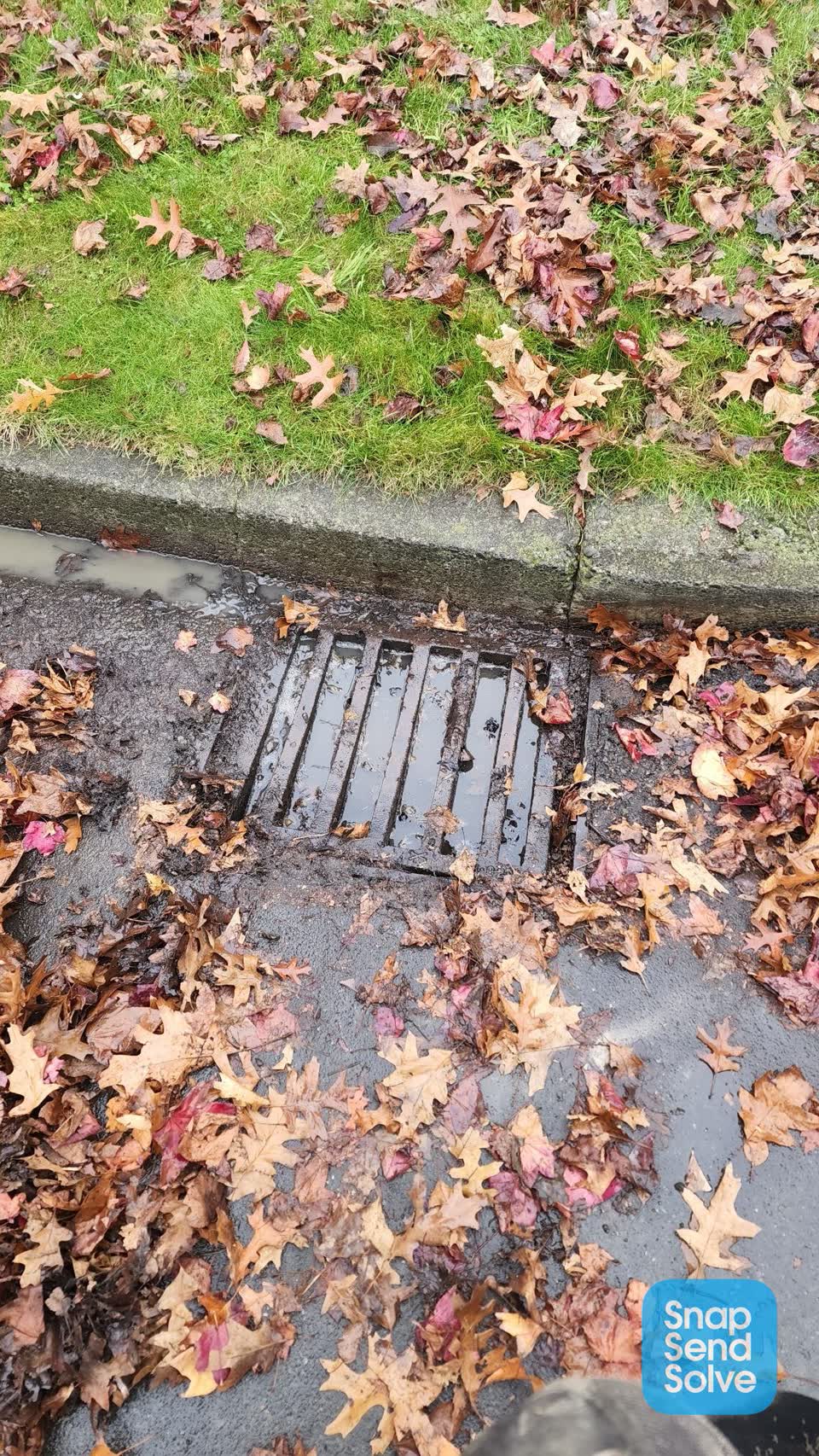 The photograph attached to this wastewater/stormwater report