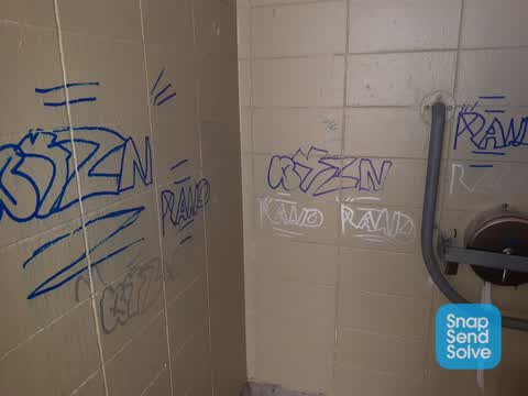 Graffiti, a report photo