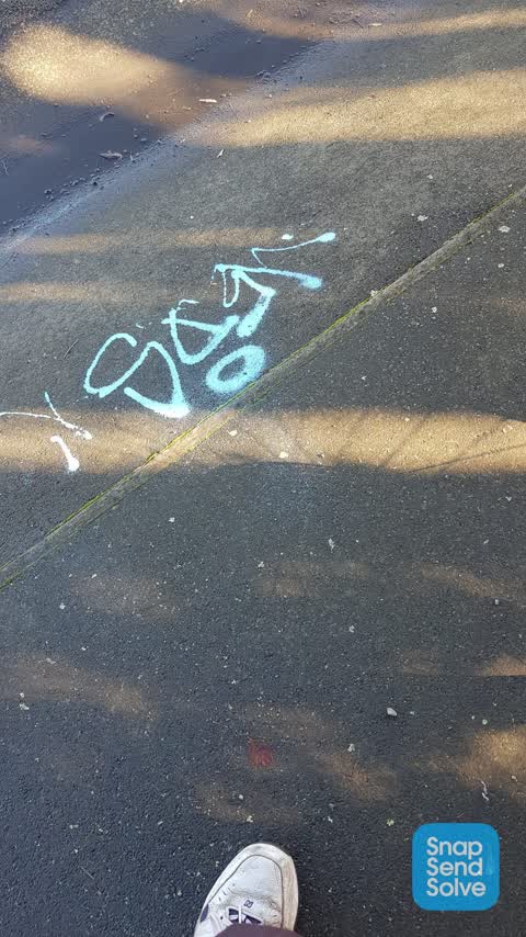 Graffiti, a report photo