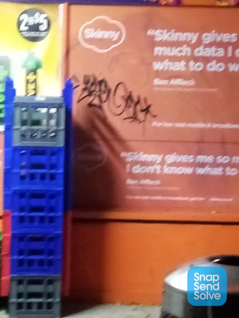 Graffiti, a report photo