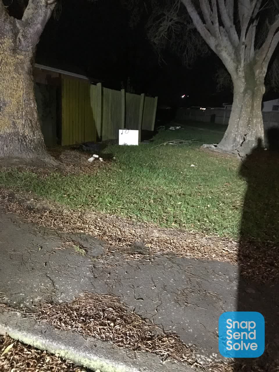 The photograph attached to this rubbish/recycling report