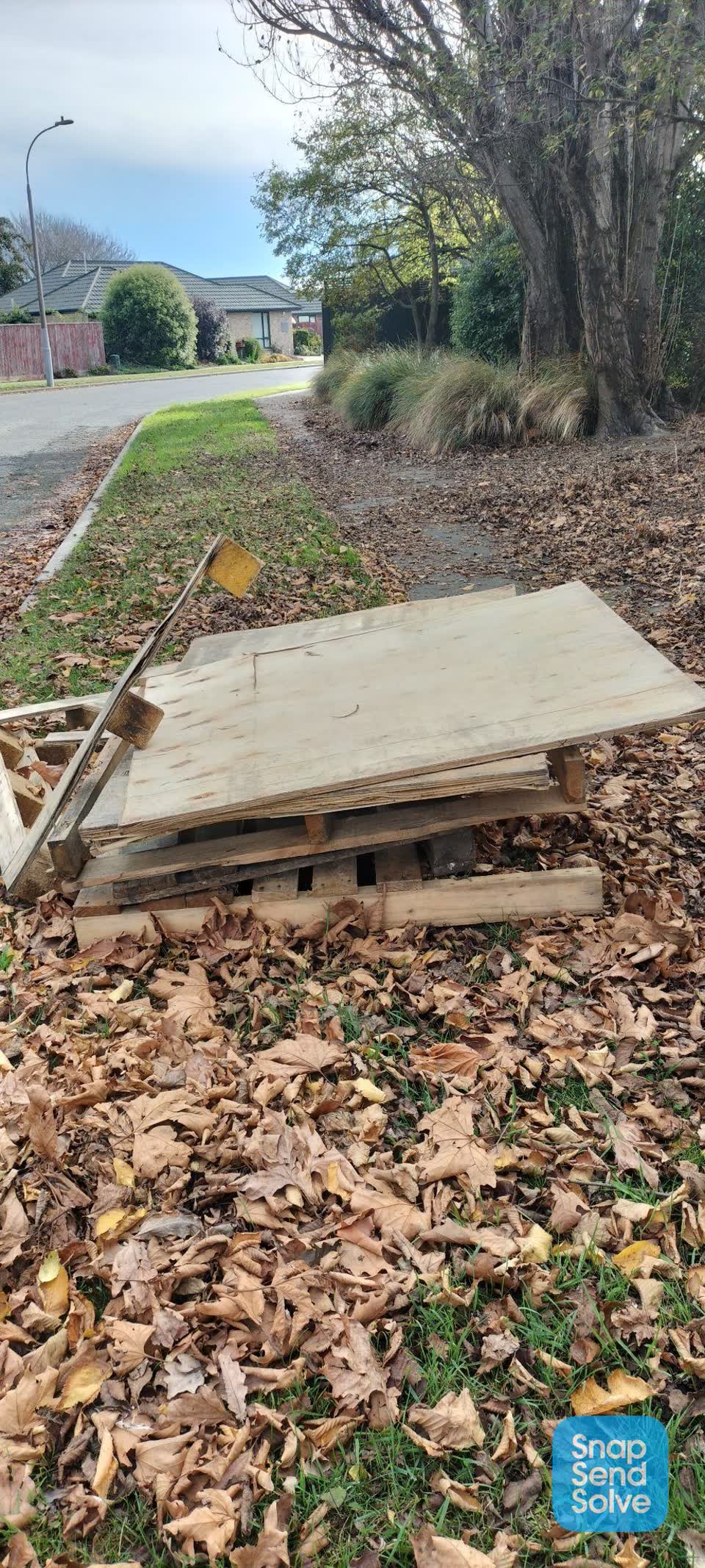 The photograph attached to this rubbish/recycling report